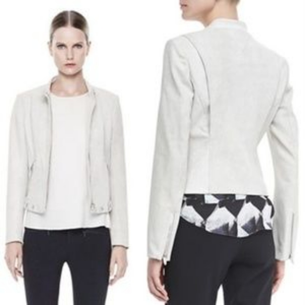💋SOLD! Theyskens' Theory Netch Leather Jacket - Picture 8 of 8